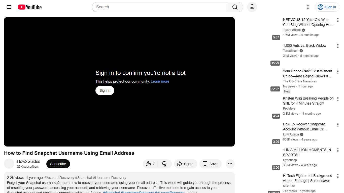 How to Find Snapchat Username Using Email Address - YouTube